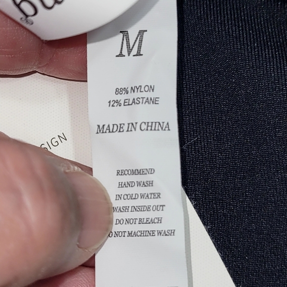 Retro Gong Faux Leather High Waisted Pleather Pants, Size Medium - Picture 4 of 7